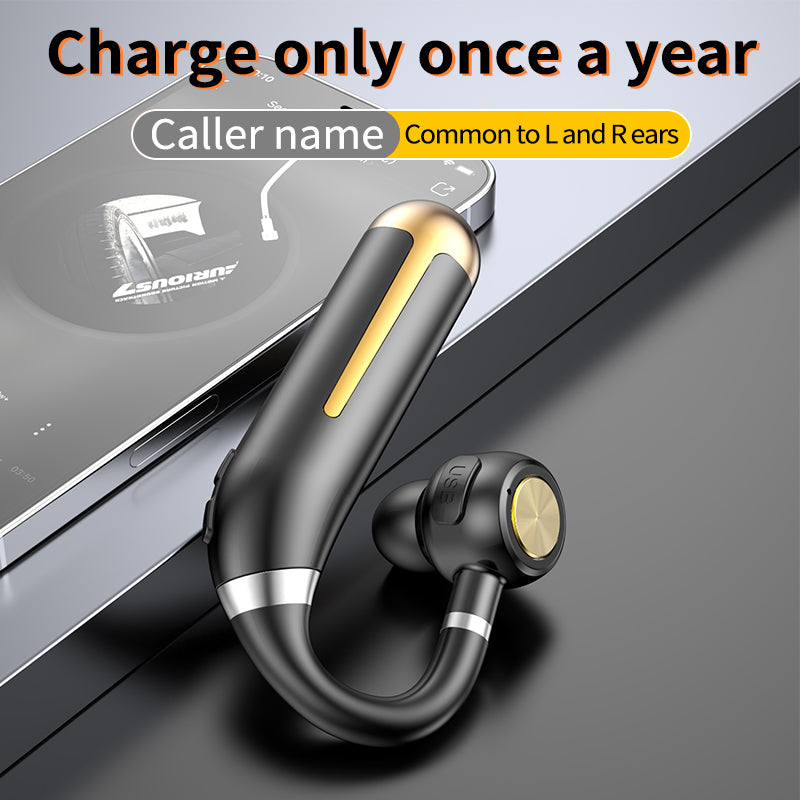 X12 Business Single Ear Wireless Bluetooth 5.2 Earhook Headset Sports Driving Stereo Music Calling Earphone X12 Business Single Ear Wireless Bluetooth 5.2 Earhook Headset Sports Driving Stereo Music Calling Earphone